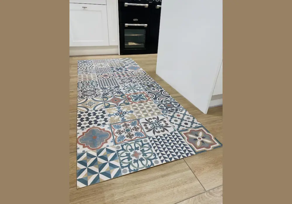 Moroccan Pattern Kitchen Rug