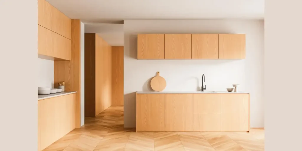 Natural Wood Kitchen Cabinets