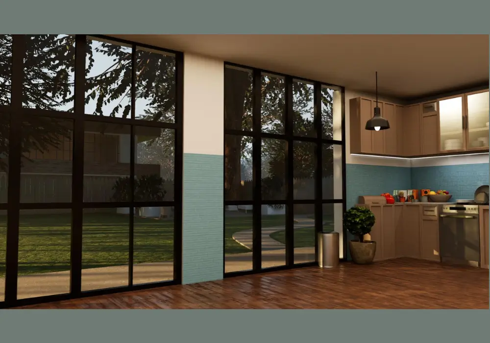 No Curtain Minimal Window Style