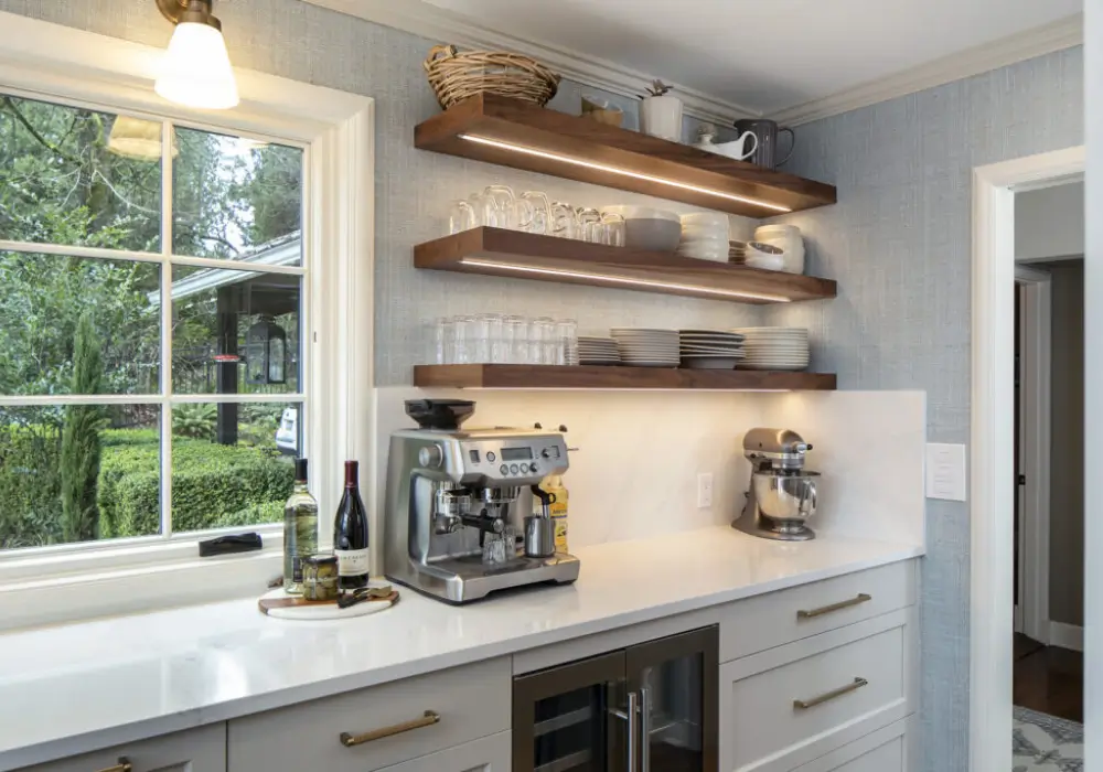 Open Floating Shelves Decor