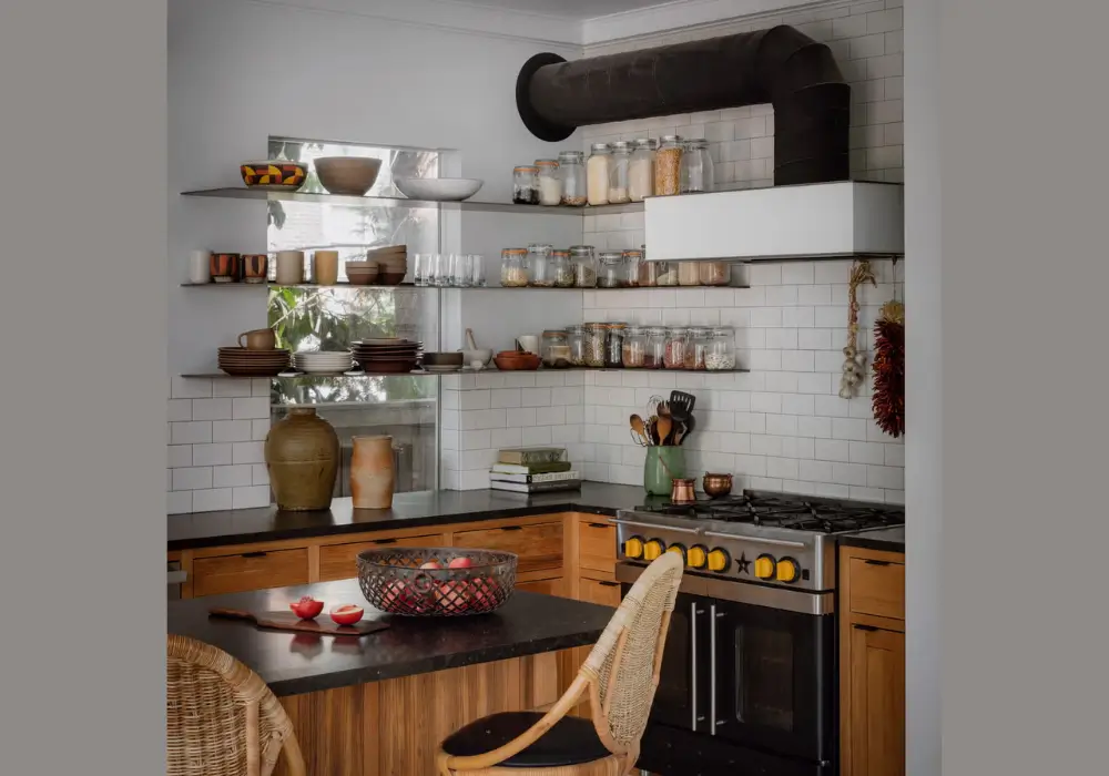 Open Floating Shelves