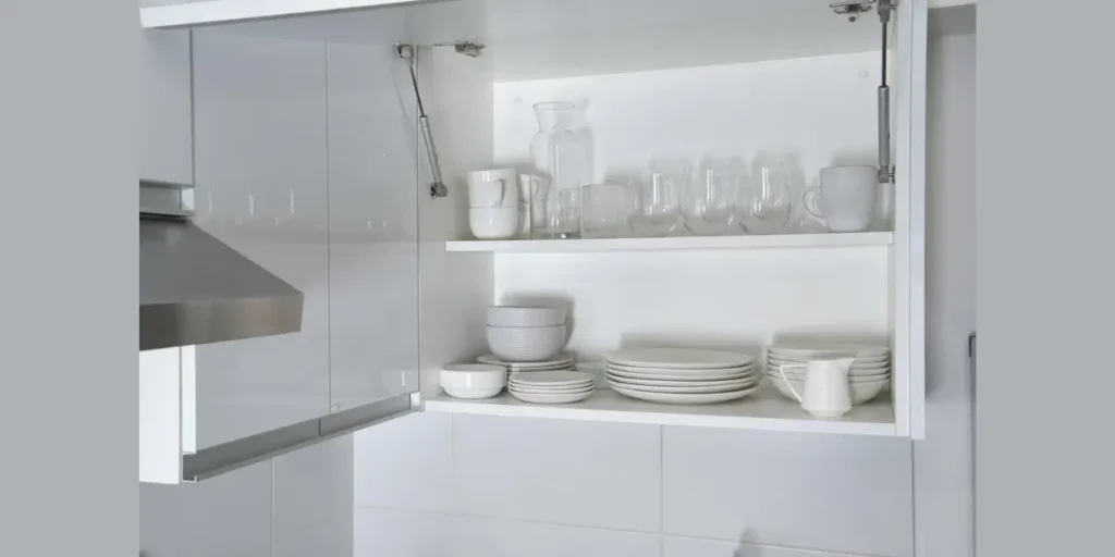 Open Shelf Cabinet Design