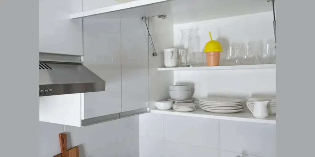 Open Shelf Cabinet Design