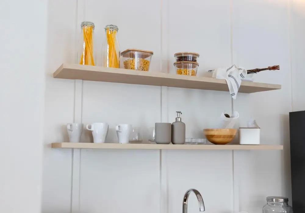 Open Shelf Kitchen Furniture Design