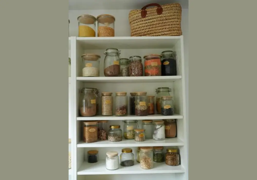 Open Shelf Pantry Design