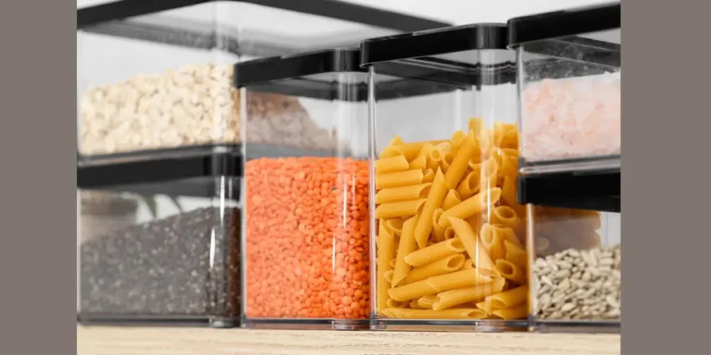 Organize the Pantry with Containers