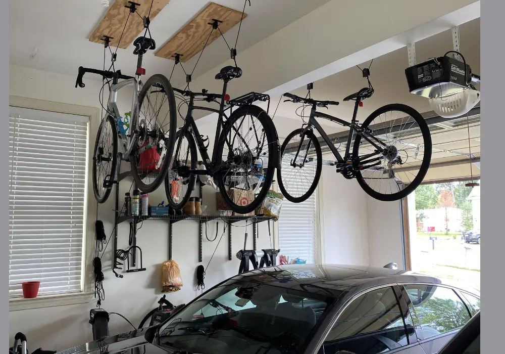 Overhead Bike Storage System