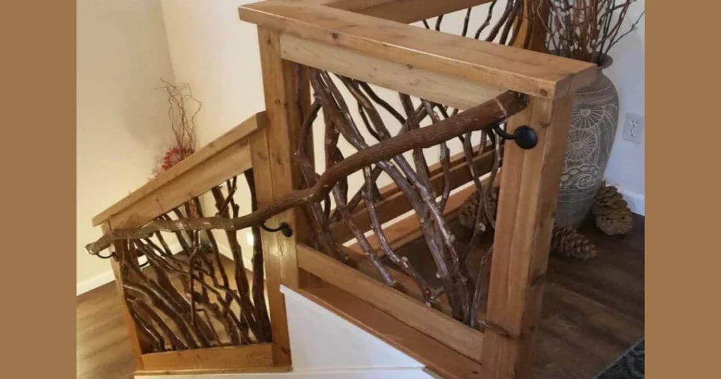 Branch Wood Rustic Railing