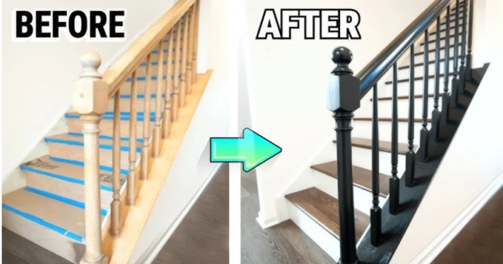Paint Your Old Railing for a Modern Look