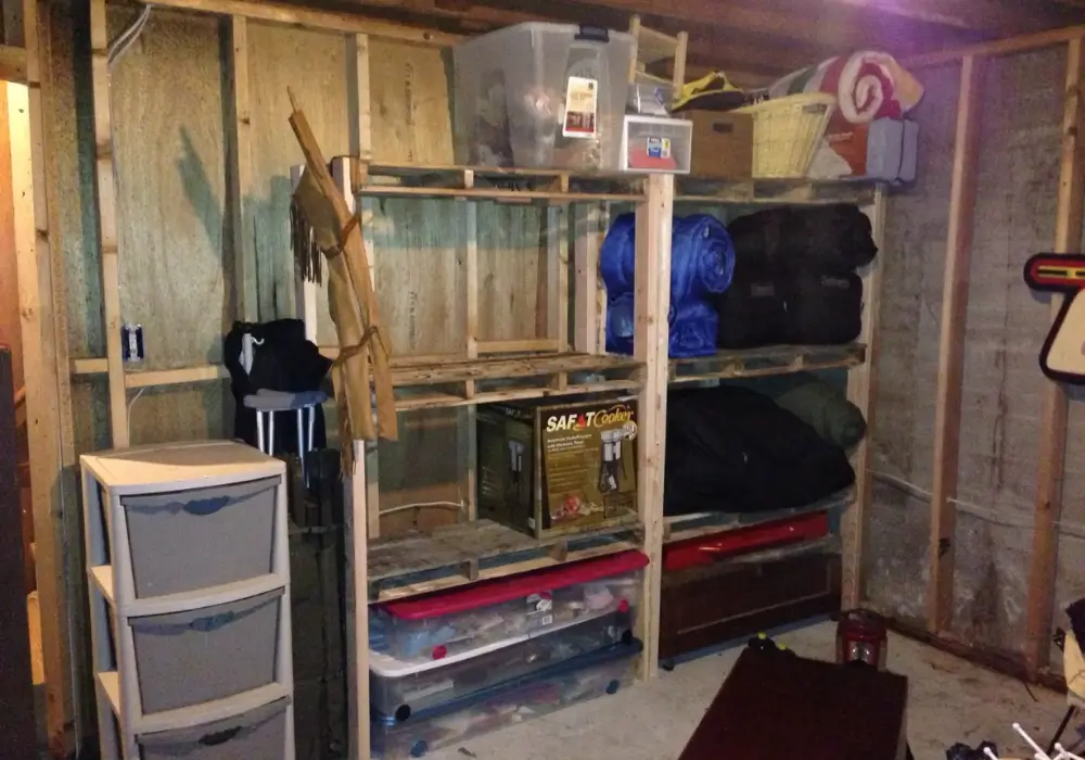 Pallet Storage Shelves