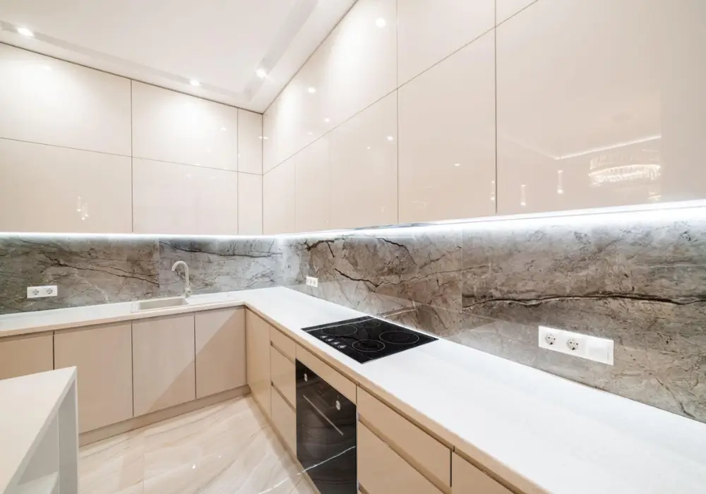 Pantry with Built-In Lighting