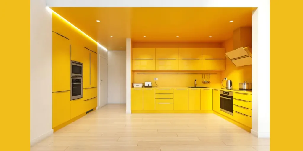 Pastel Yellow Kitchen Walls