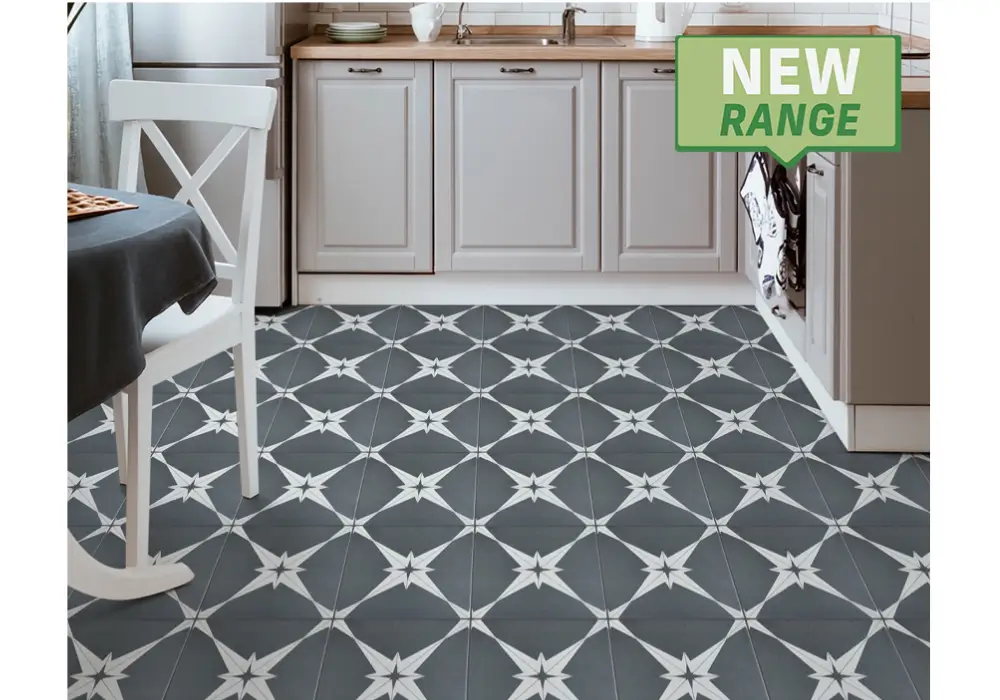 Patterned Tile Flooring