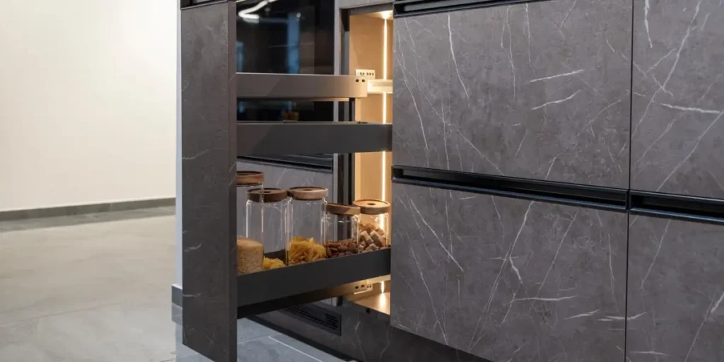 Pull-Out Pantry Cabinets
