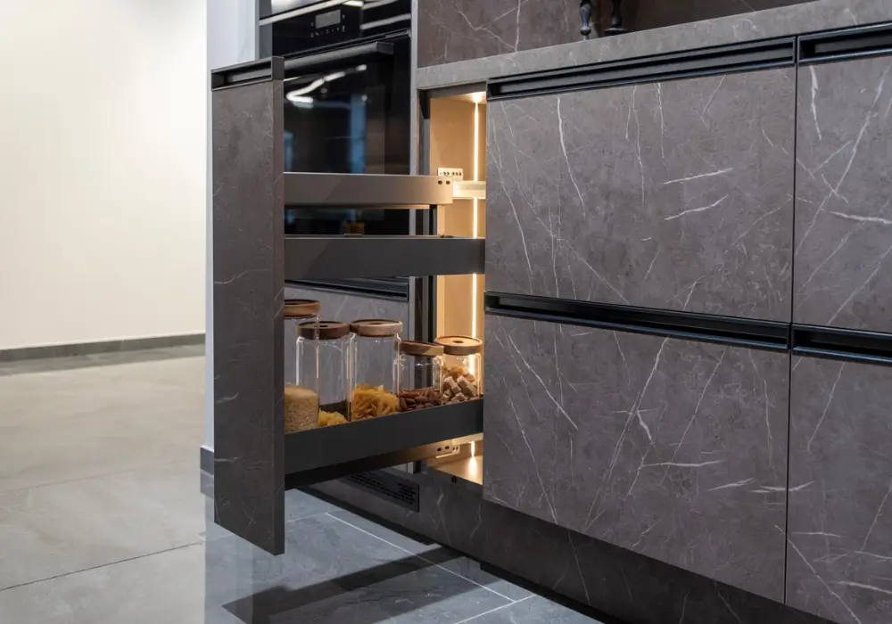 Pull-Out Pantry Cabinet Design