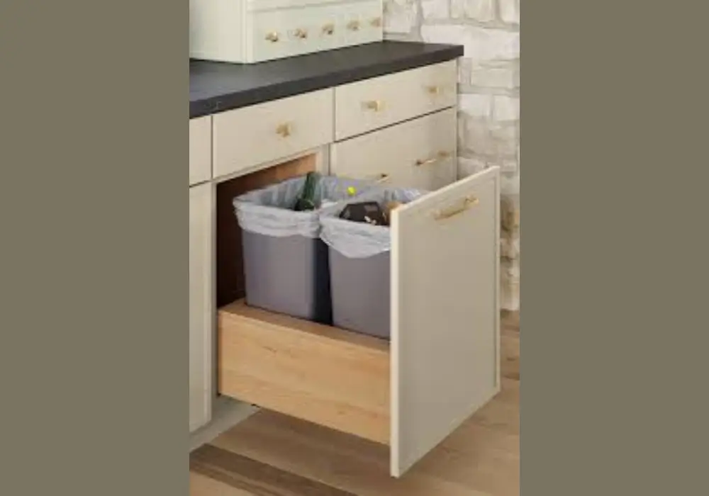 Pull-Out Trash and Recycling Bins