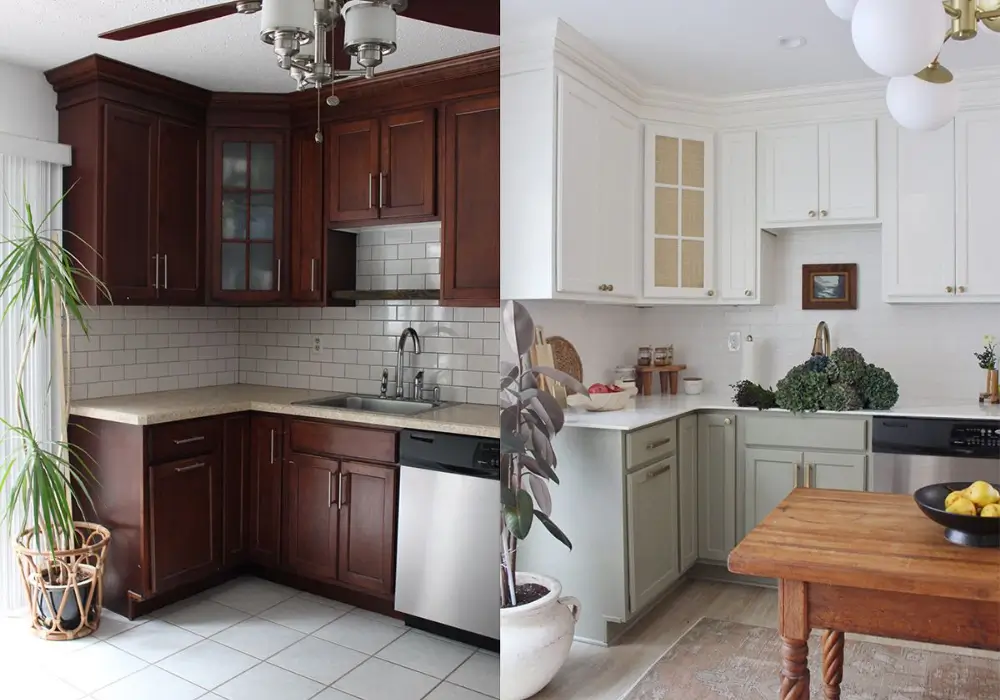 Repaint Kitchen Cabinets Instead of Replacing