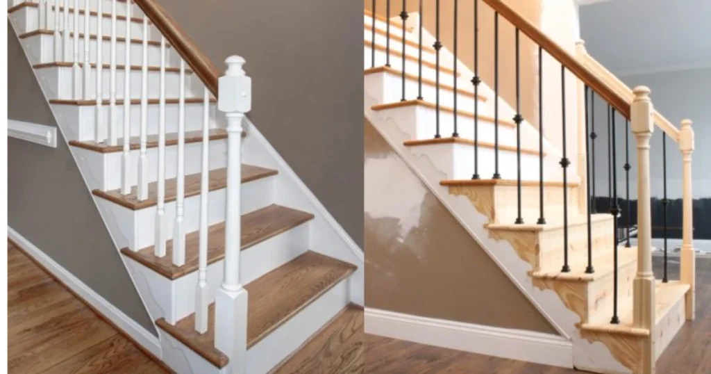 Replace Wooden Balusters with Metal Spindles