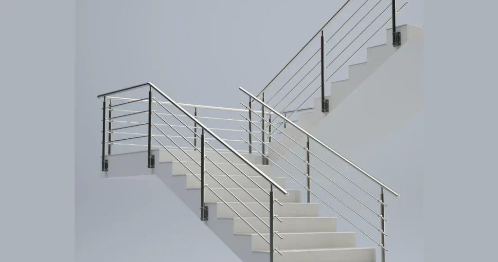 DIY Metal Rod Railing