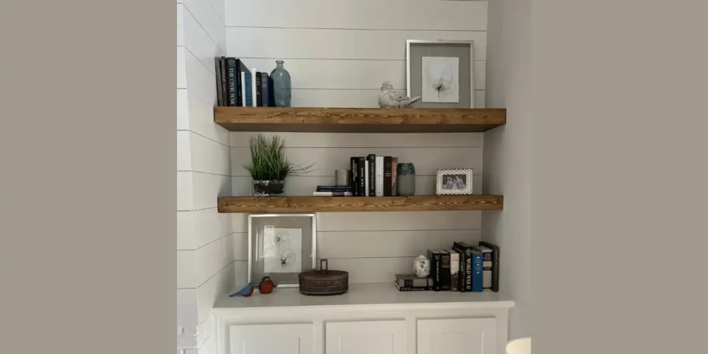 Rustic Farmhouse Floating Shelves
