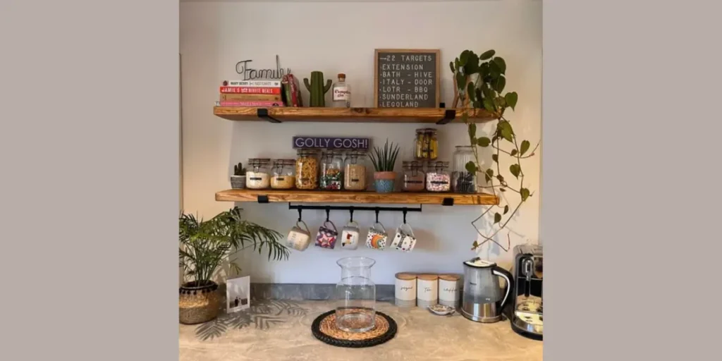 Rustic Reclaimed Wood Shelves