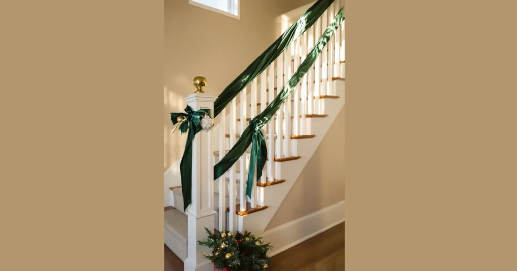 Decorative Fabric Boho Railing Design