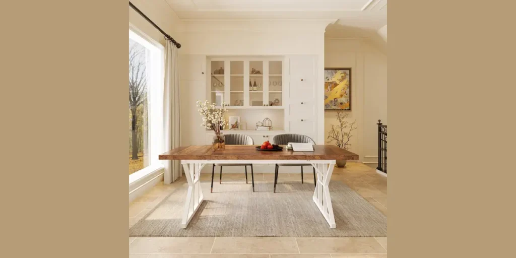 Rustic Wooden Kitchen Table