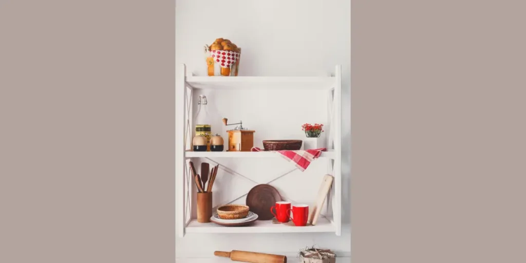 Rustic Wooden Shelf Decor