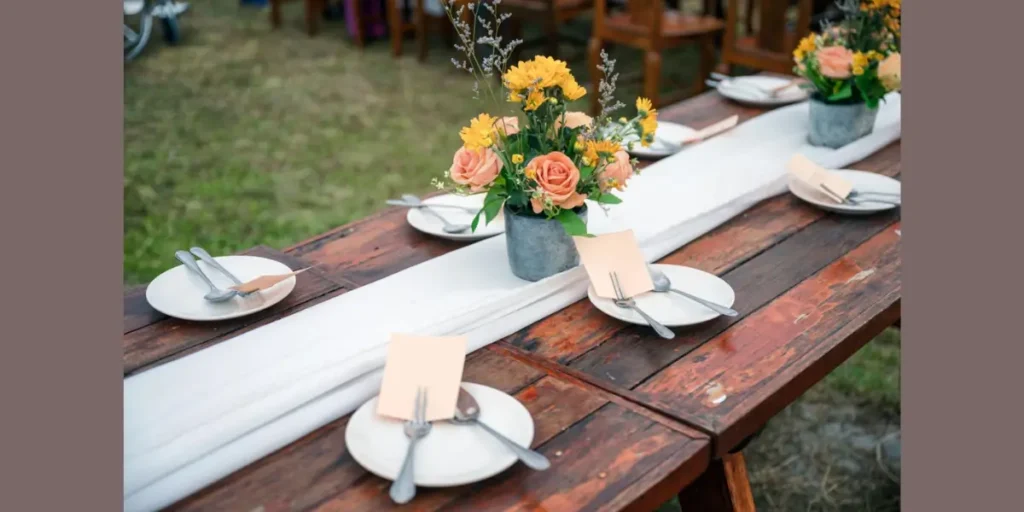 Rustic Wooden Table Decor