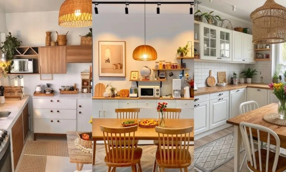 Boho Aesthetic Kitchen Ideas with Texture and Personality