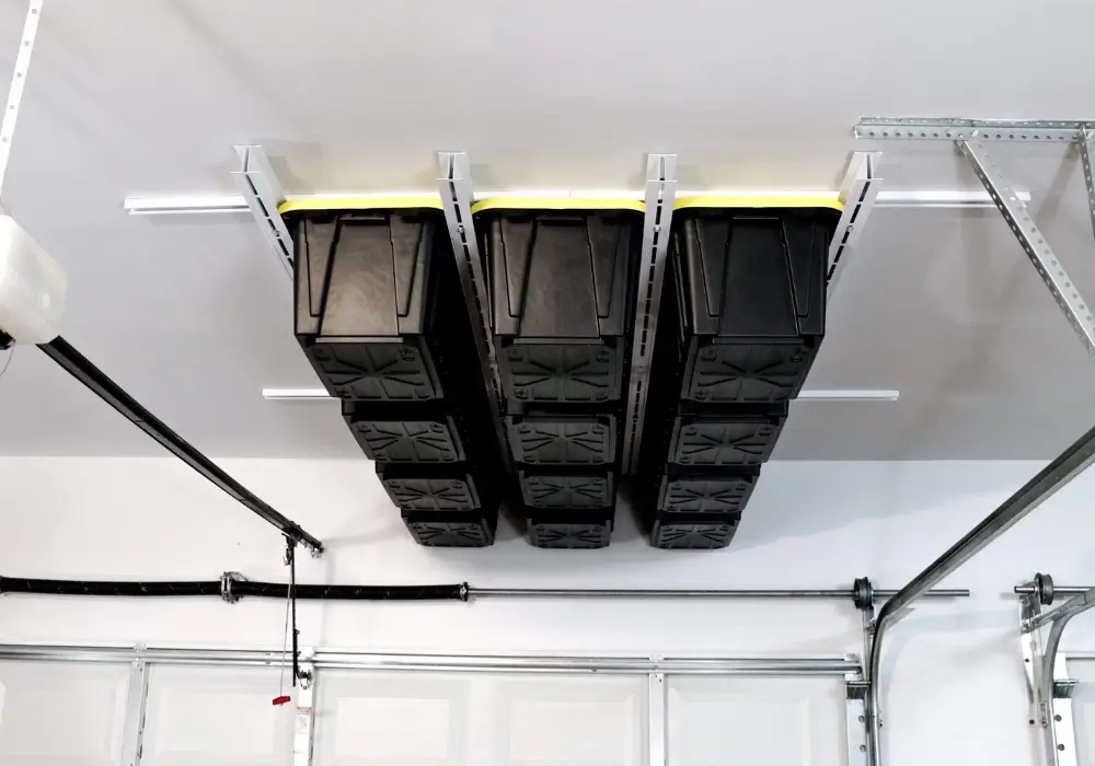 Sliding Overhead Track Storage