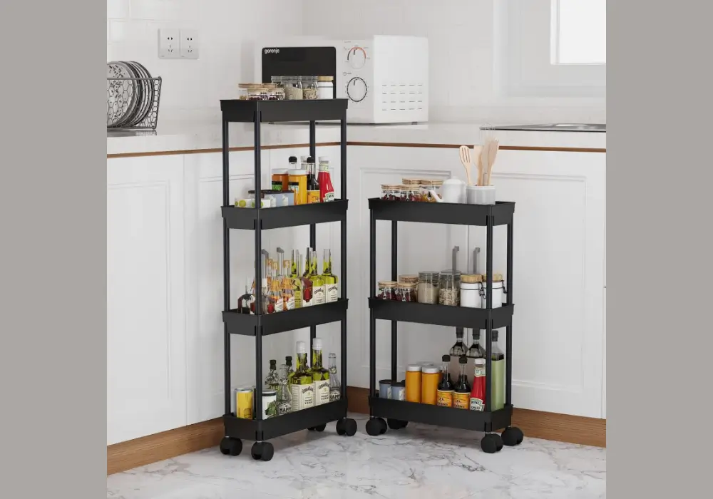 Slim Rolling Storage Cart