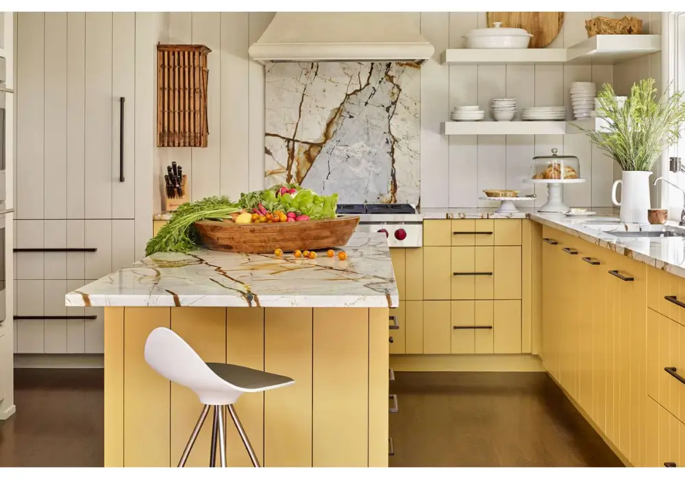 Soft Yellow Kitchen Paint