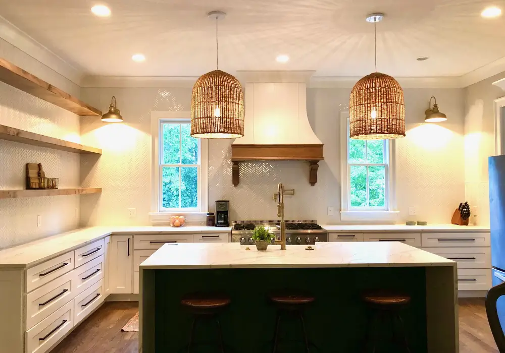 Statement Lighting Above Counter