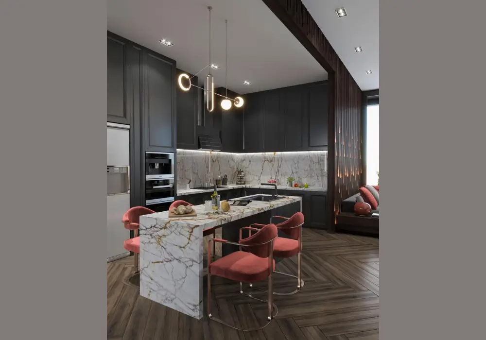 Statement Stone Kitchen Counter