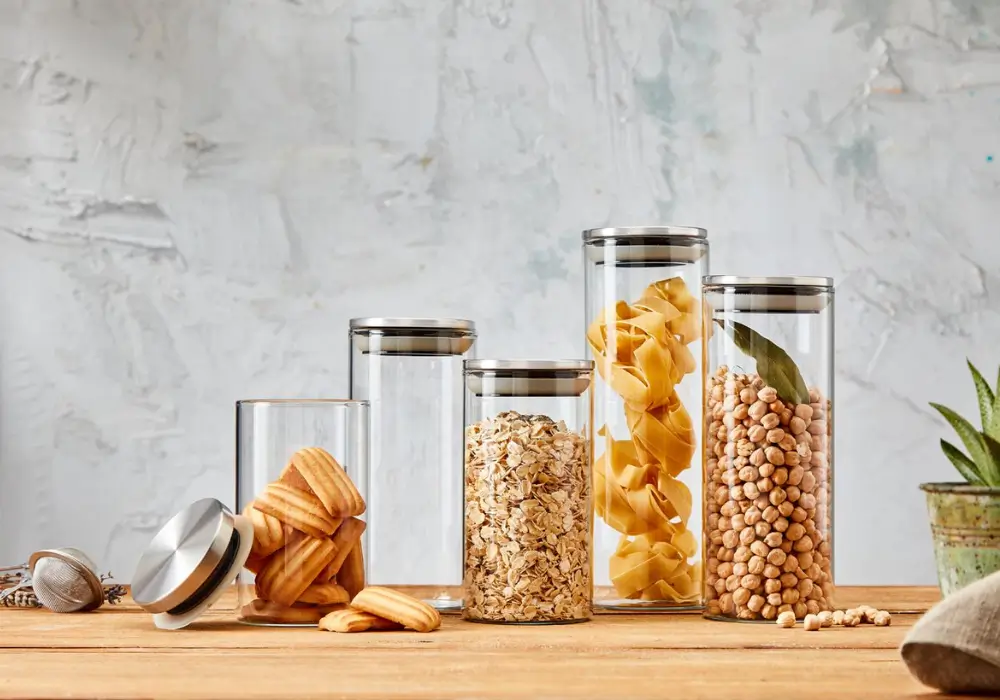 Stylish Glass Jar Display