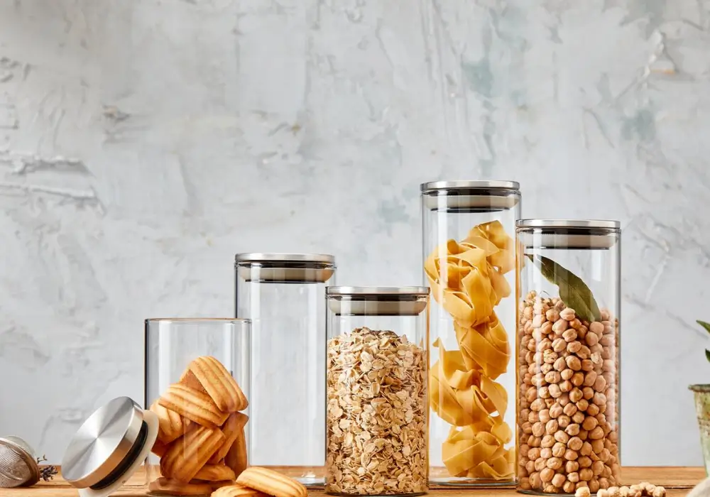 Stylish Glass Jar Storage