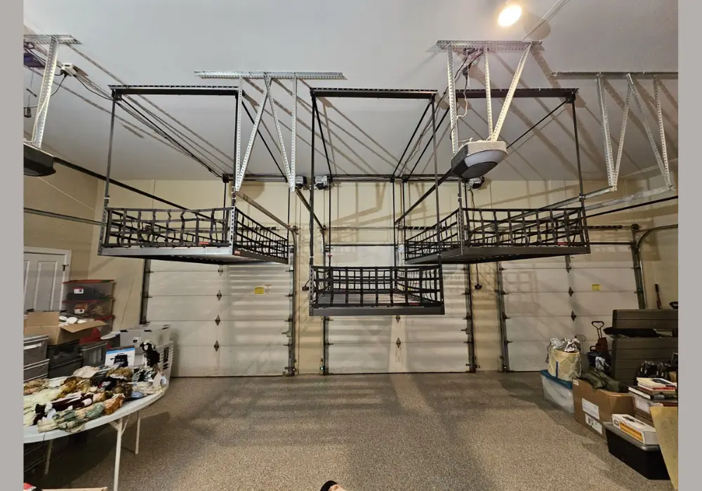 Suspended Platform Storage System