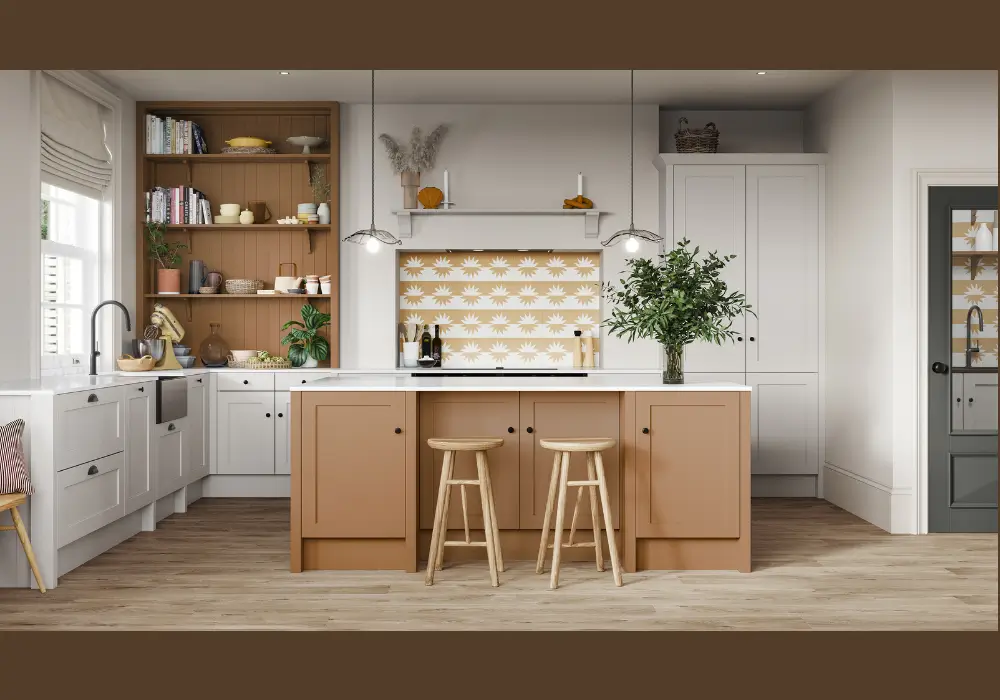Terracotta and Cream Kitchen Color Scheme