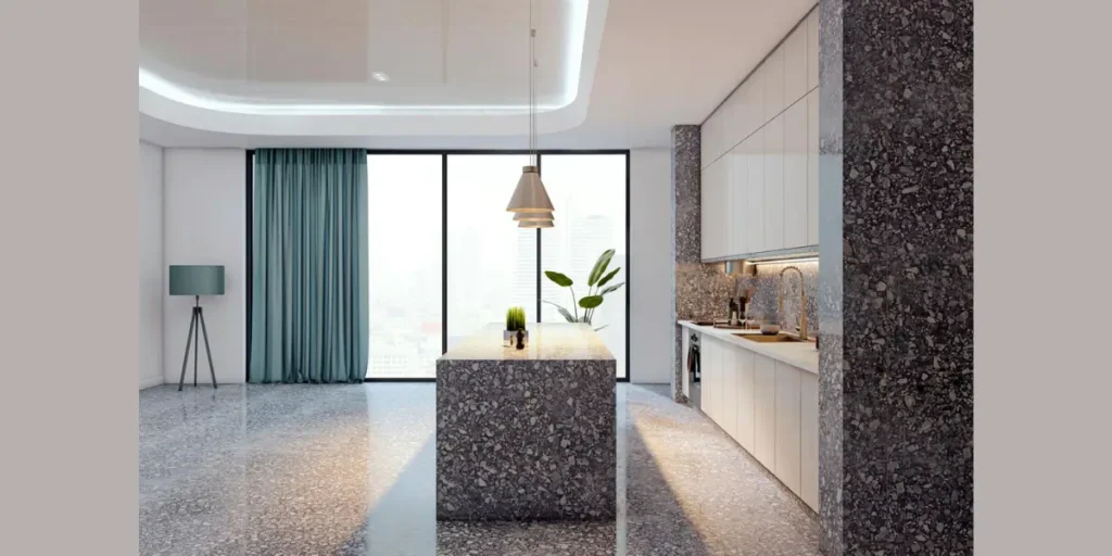 Terrazzo Kitchen Island Countertop