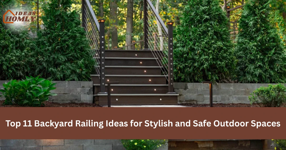 backyard railing ideas