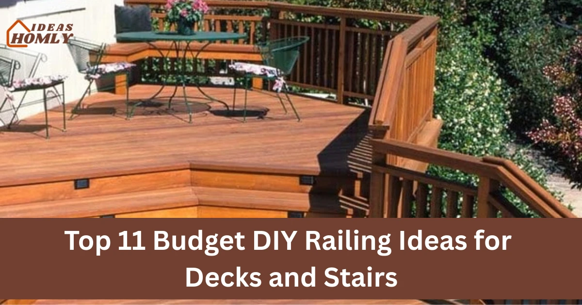 budget DIY railing ideas