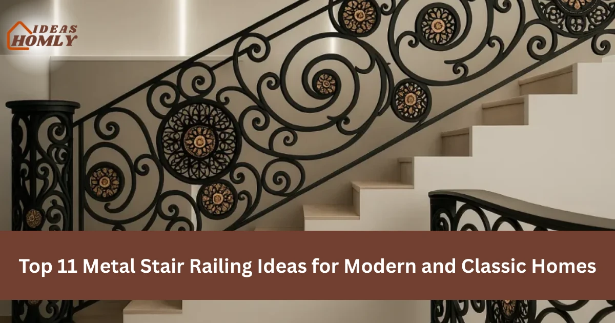 metal stair railing ideas
