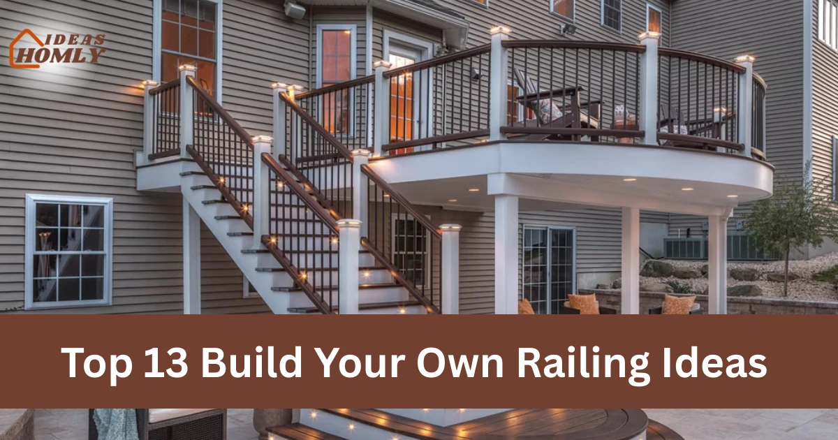 build your own railing ideas