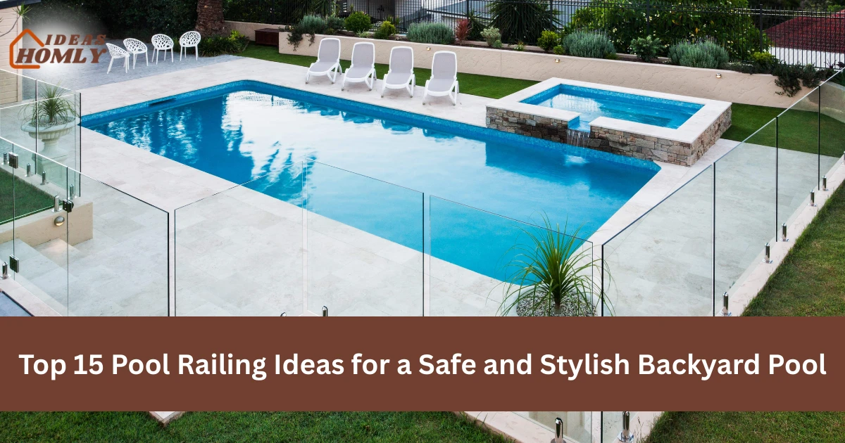 pool railing ideas