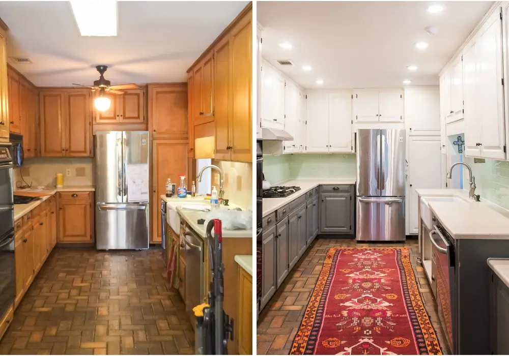 Two-Tone Cabinet Renovation