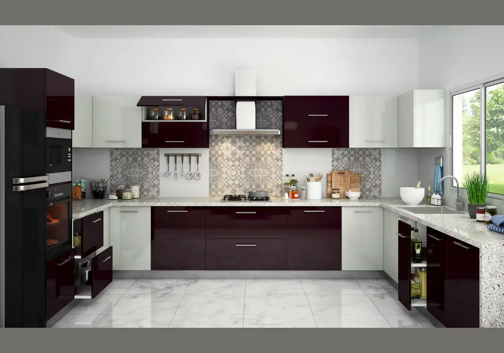 Two-Tone Interior Kitchen
