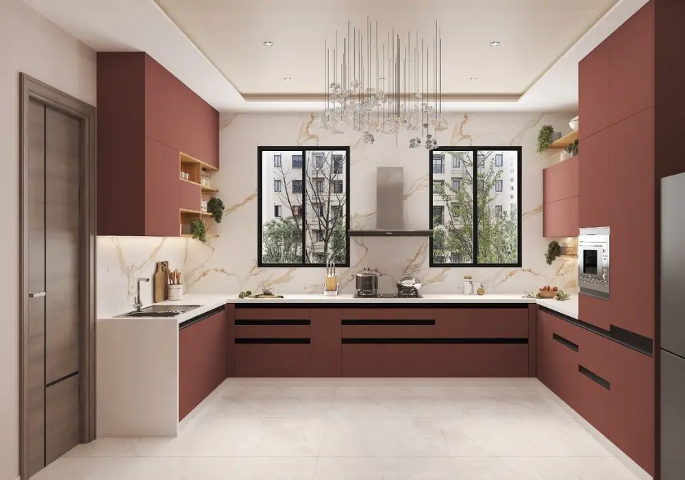U-Shaped Kitchen Design