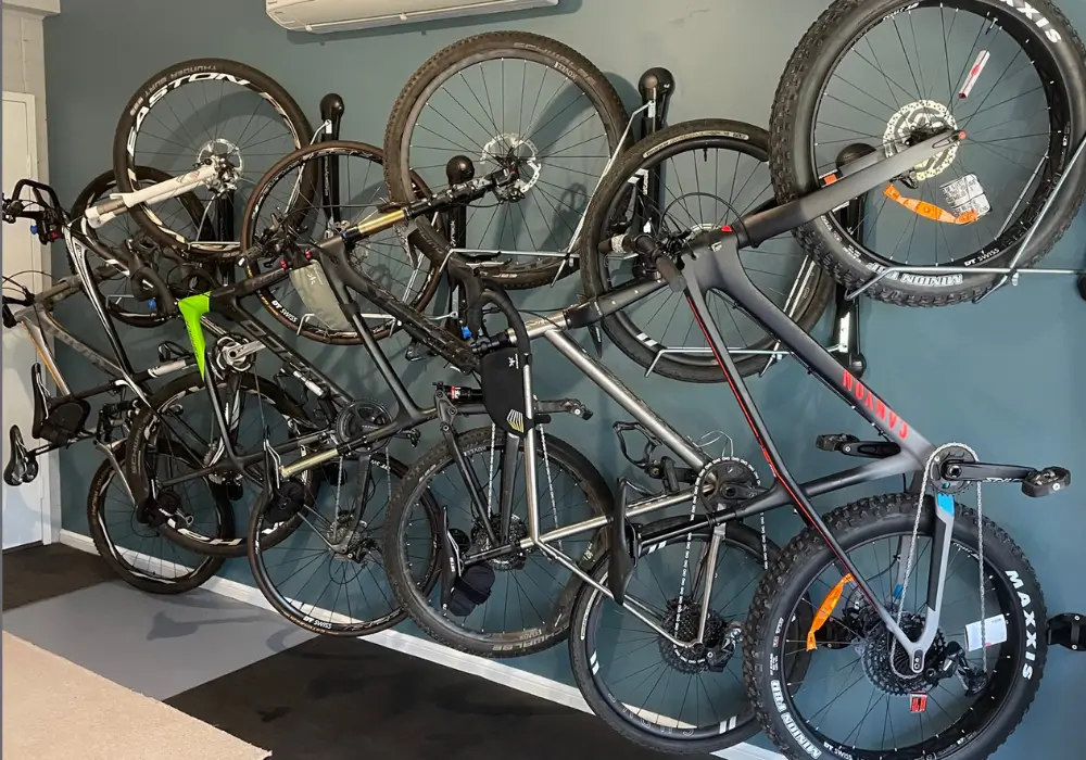 Under-Shelf Bike Storage
