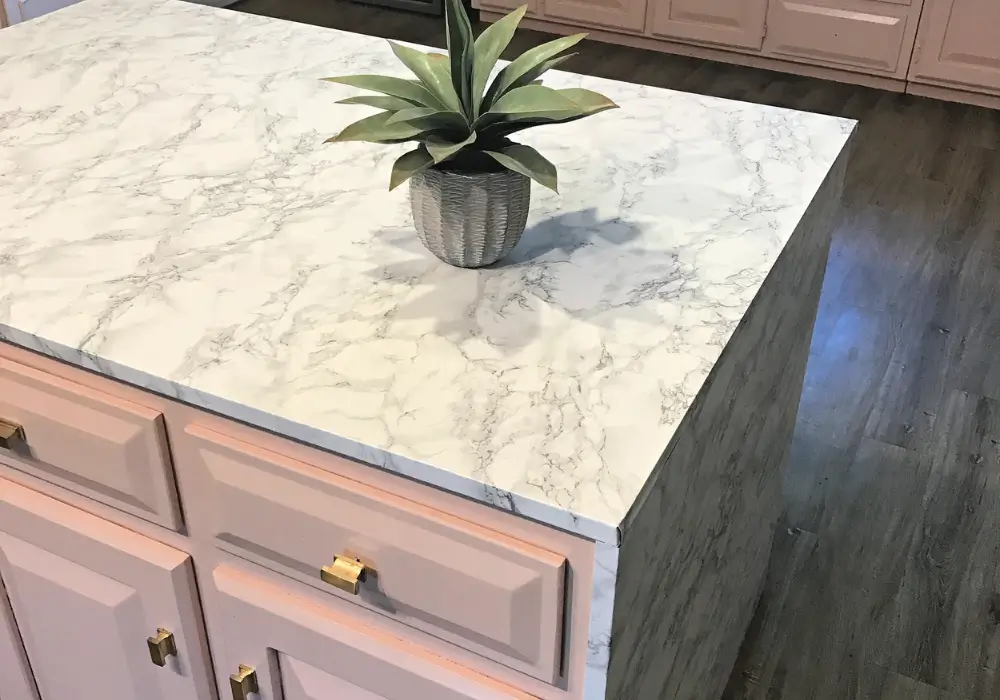 Update Countertops with Contact Paper